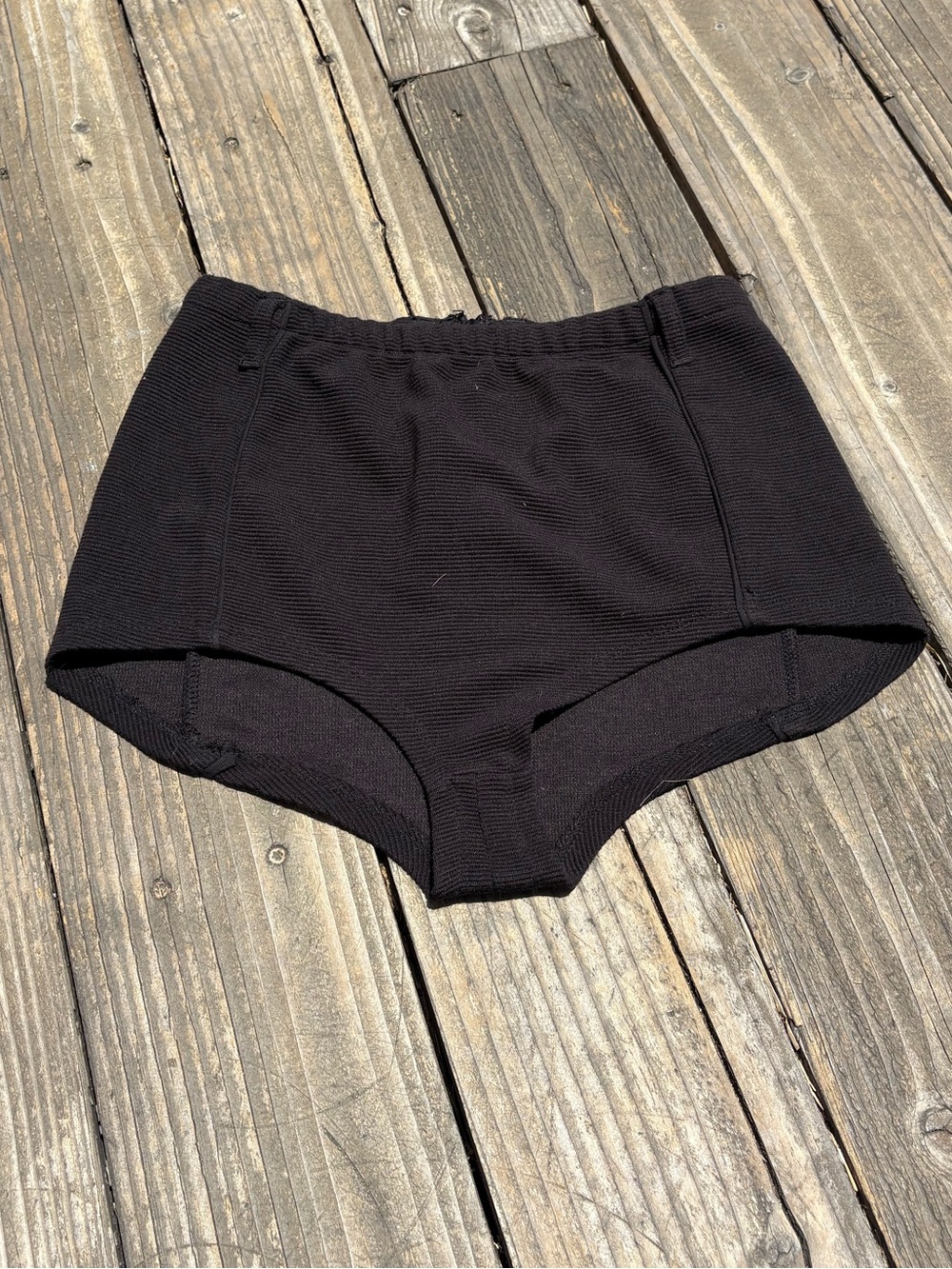Black Women's High-Waist Shorts